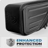 OutdoorMaster Ski Bag with Hard Shell On Both Ends, Ski Bags for Air Travel, Ski Case with Pockets and Removable Shoulder Straps - Up to 185cm Ski Boards view 2