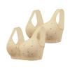 NREALY Women's Bras for Older Women Anti Sagging Bras for Older Women Best Bra for Women Over 60 Rosy fair Daisy Bras for Older Women (4-d-2pcs,48) view 1