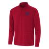 Antigua Men's Heather Red New York Giants Bright Quarter-Zip Top view 1