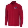 Antigua Men's Heather Red Buffalo Bills Bright Quarter-Zip Top view 1