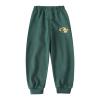 Baby Boy's Pull on Jogger Toddler Sweatpants Cotton Kids Cute Cartoon Elastic Waist Sports Pants (Green, 3-4 Years) view 1