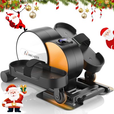 ANCHEER Under Desk Elliptical,Exercise Machine Under Desk for Home,Electric Seated Pedal Exerciser Display Monitor,Ellipse Leg Exerciser as Seen on TV,While Sitting for Seniors with Remote Control