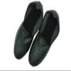 Akdam Mens Indoor Leather Slippers Dark Green Traditional Babouche House Shoes Barefoot Moccasin (Size 11) view 3