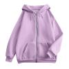 ODEUIAOD Black Zip Up Hoodie Women Zip Up Hoodies Womens 2025 Long Sleeve Oversized Sweatshirts for Women Y2K Jacket with Pockets Fall Fashion Clothes Purples X-Large view 4