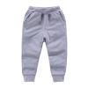 Toddler Girls Boy's Sweatpants Baby Cotton Pull on Jogger Pants Kids Solid Elastic Waist Slim Sport (Grey, 2-3 Years) view 1