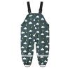 Toddler Boys Girls Waterproof Suspender Rain Pants Dirty Proof Windbreak Rain Bib Insulated Overalls (E, 4-5 Years) view 1
