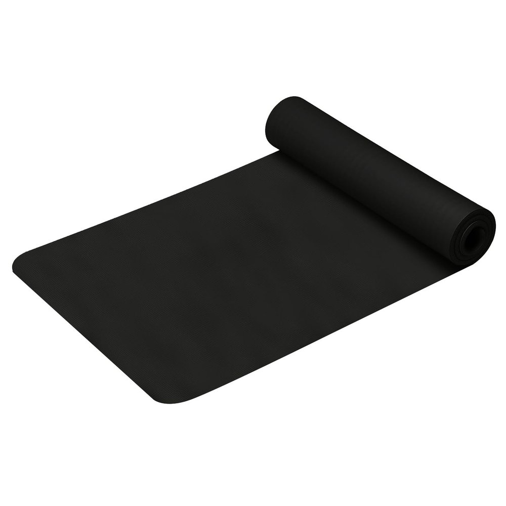 Yoga Mat 1/5 Inch Thick High Density Non Slip Anti-Tear Exercise Mat with Carrying Strap Large Yoga Mat for Stretching, Home Yoga, Pilates, Floor, Fitness, Gym, Workouts