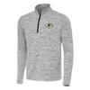 Antigua Men's Charcoal Green Bay Packers Cause Quarter-Zip Top view 1
