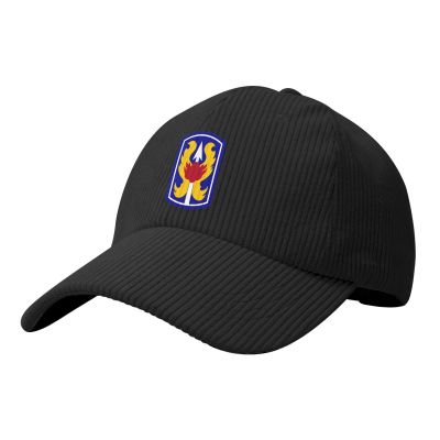 199th Light Infantry Brigade Vietnam Veteran Outdoor Washed Corduroy Baseball Hat Absorbs Sweat Running Hat Sandwich Hat Black