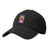 199th Light Infantry Brigade Vietnam Veteran Outdoor Washed Corduroy Baseball Hat Absorbs Sweat Running Hat Sandwich Hat Black view 1