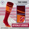 For Bare Feet NFL Classic TAMPA BAY BUCCANEERS Marathon Compression Sock Team Color Large/Extra Large view 2
