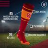 For Bare Feet NFL Classic TAMPA BAY BUCCANEERS Marathon Compression Sock Team Color Large/Extra Large view 3