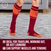 For Bare Feet NFL Classic TAMPA BAY BUCCANEERS Marathon Compression Sock Team Color Large/Extra Large view 4