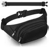 Large Fanny Pack for Women Men - Syican Waist bag with 3-Zipper Pockets, Gifts for Enjoy Sports Traveling Workout Casual Hands-Free crossbody bags Fits MAX 7.9'' iPad & 6.6'' Phone view 1