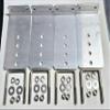 8" L-Type Boat Trailer Bunk Bracket Kit w/ Stainless Steel Hardware(lot of 4) view 1