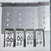 8" L-Type Boat Trailer Bunk Bracket Kit w/ Stainless Steel Hardware(lot of 4) view 2