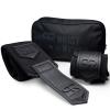 PR Personal Record Heavy Duty Premium Wrist Wraps, More Elasticity, Reinforced Stitching, Extra Wide Strap, Strong Thumb Loop, Larry Wheels Weightlifting Wraps, Lifting Wrist Wraps - All Black view 3