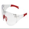 Calabria Side Out Clear Crystal Red Sport Safety Glasses for Pickleball Eye Protection for Women Pickleball Glasses for Men