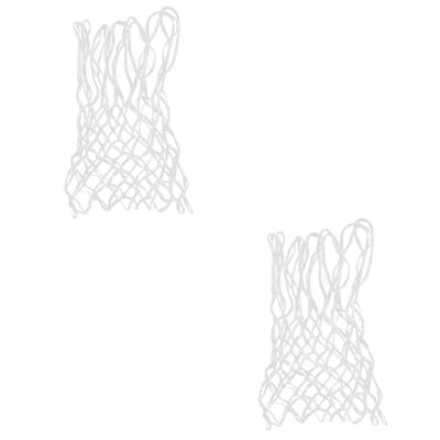 BELLIFFY 2pcs Basketball Net Nylon Braided for Basketball Rim Weatherproof Easy Install