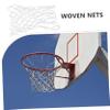 BELLIFFY 2pcs Basketball Net Nylon Braided for Basketball Rim Weatherproof Easy Install view 2
