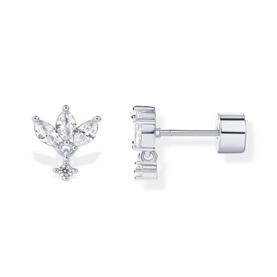 PAVOI CZ Drop Earrings for Women, White Gold, Size 9.5 x 6.8 Millimeters