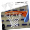 WESIEVYA 2pcs Basketball Rim Net Nylon Braided Replacement Basketball Net for Courts view 3