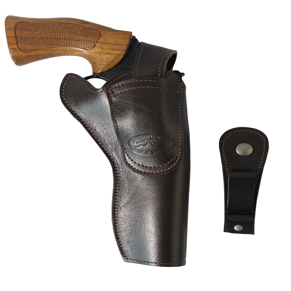 Barsony Brown Leather Ambidextrous 360Carry 8 Option Holster for Charles DALY Classic 1873