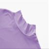Kindcall Womens Slim Fitted Mock Turtleneck Lightweight Long Sleeve Shirts Base Layer Tops (Lavender, Medium) view 4