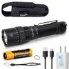 Fenix PD40R V3.0 3000 Lumens Tactical Flashlight, Rechargeable, Single-Handed Operation, Long Throw Police Duty Light with a USB Wall Plug view 1