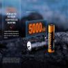 Fenix PD40R V3.0 3000 Lumens Tactical Flashlight, Rechargeable, Single-Handed Operation, Long Throw Police Duty Light with a USB Wall Plug view 4