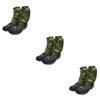 Happyyami 3pairs Gaiters for Outdoor Hiking Breathable Ankle Gaiters Walking Snow Shoe Covers Elastic Band Windproof for Men view 1