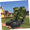 Happyyami 3pairs Gaiters for Outdoor Hiking Breathable Ankle Gaiters Walking Snow Shoe Covers Elastic Band Windproof for Men view 3