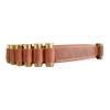 Leather Cartridge Belt Bandolier Belt Ammo Holder Slim (43 Inches (110cm), 308 win) view 3