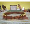 Leather Cartridge Belt Bandolier Belt Ammo Holder Slim (43 Inches (110cm), 308 win) view 4