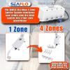 SEAFLO Dry Bilge 4-Zone Splitter System (24V) - 4 Year Warranty, Four Way Inlet Water Solenoid Valve, Marine Yacht Bilge Management view 3