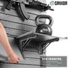 Savior Equipment Wall Rack System Heavy-Duty Steel Folding Table Workbench Shelf Collapsible Wall Mount Hanger, 17" Gray view 3