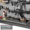 Savior Equipment Wall Rack System Heavy-Duty Steel Folding Table Workbench Shelf Collapsible Wall Mount Hanger, 36" Gray view 2