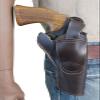 Barsony Brown Leather Ambidextrous 360Carry 12 Option Holster for Taurus 94 view 4
