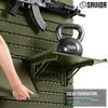 Savior Equipment Wall Rack System Heavy-Duty Steel Folding Table Workbench Shelf Collapsible Wall Mount Hanger, 17" Green view 3