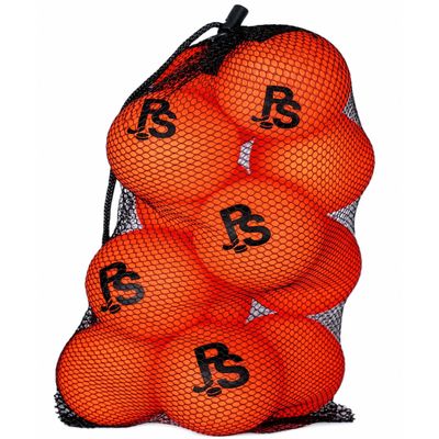 Street Hockey Balls Durable, Low-Bounce, High-Visibility Balls, 12-Pack