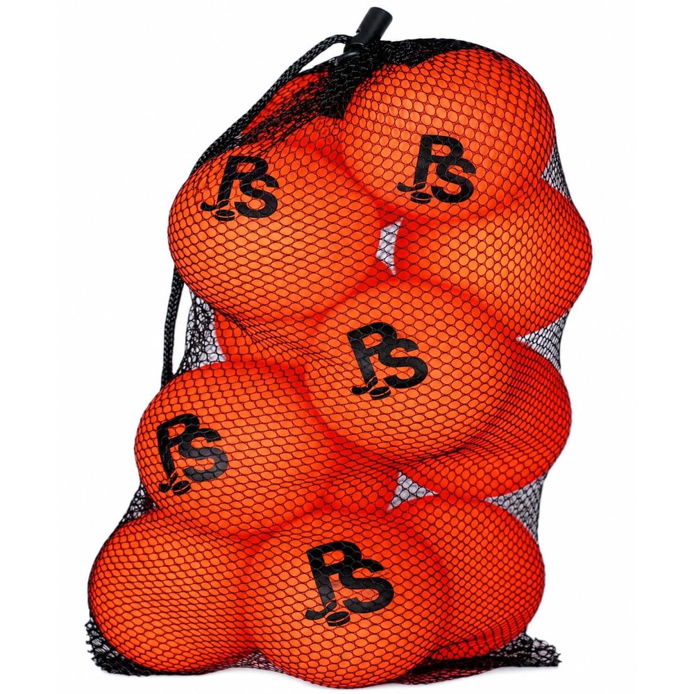Street Hockey Balls Durable, Low-Bounce, High-Visibility Balls, 12-Pack