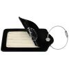 Love is Volleyball Leather Luggage Tag Luggage Card with Privacy Cover and Stainless Steel Ring view 2
