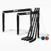 Premier Sports - Kids Hockey Set (4) Sticks, (2) Mini Goals, (1) Foam & (1) Standard Balls Complete Beginner Set for Ages 3-9 view 1