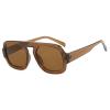 Melrose Square Sunglasses Women Fashion Gradient Shades UV400 Men Punk Blue Green Sun Glasses Y08 (C12) view 3