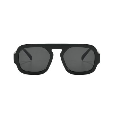 Melrose Square Sunglasses Women Fashion Gradient Shades UV400 Men Punk Blue Green Sun Glasses Y08 (C8)