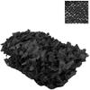 MekUk Camo Netting Camouflage camping net, desert camouflage net, army camouflage net sunshade for camping military hunting shooting for Hunting Blind Shooting Military Theme Party D(Bk,2*4M) view 1