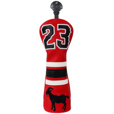 Premium Golf Club Covers No.23 Sports Style Driver Headcover Fairway Cover Hybrid Cover for Taylormade Callaway Ping, Golf Putter Covers Magnetic Closure (NO.23 Hybrid)