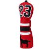Premium Golf Club Covers No.23 Sports Style Driver Headcover Fairway Cover Hybrid Cover for Taylormade Callaway Ping, Golf Putter Covers Magnetic Closure (NO.23 Hybrid) view 2