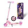 Nattork Scooter for Kids Ages 3-8  Kick Kids Scooters for Girls & Boys Light up Wheels Portable Lightweight Folding Design with Reducing System and Adjustable Height Handlebars and up to 110 Lbs view 1