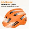 HUGGAH Lightweight Bike Helmet for Age 1-3-8 Toddlers, Kids, Babys, Boys and Girls, 14 Vents Infants Helmet Adjustable for Multi-Sport & Cycling, Skateboard, Scooter, Roller Skate (Tangerine S) view 3